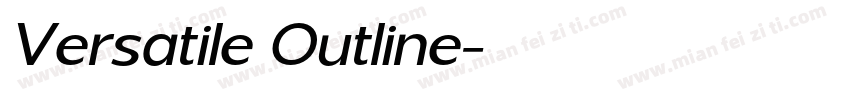 Versatile Outline字体转换